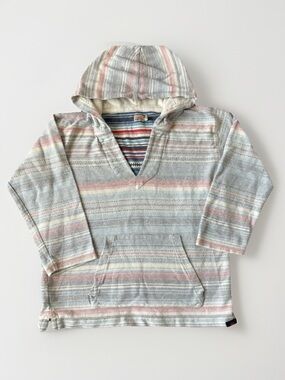 Faherty Byron Bay Boys Pullover Hoodie 10 Southwest Aztec 100% Organic Cotton